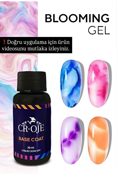 CROJE KALICI OJE Blooming Jel Watercolor Blooming Oje Nail Art Jeli - Sulu Bo...