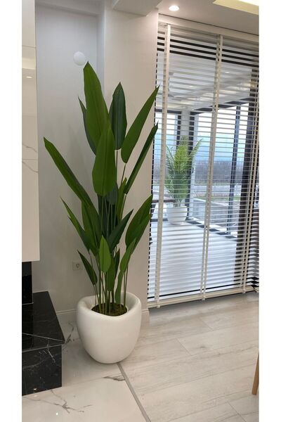 İremÇiçekçilik Harika Tasarım Salon Çiçeği200 Cm Yapay Ağaç Bitki Köşe Çiçeği...