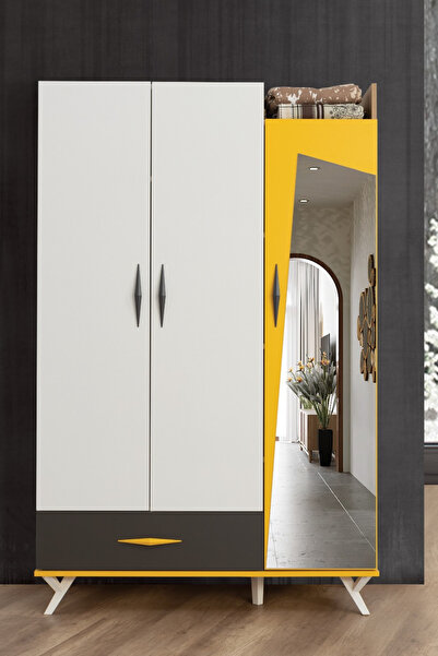Setay Gardırop, Giallo 3 Kapaklı Dolap