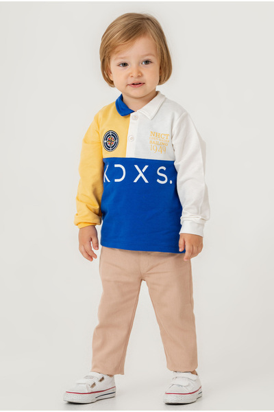 Kidex’s Baby Baby Boy Cotton Polo Suit Pants Top Double Suit Wedding Birthday...