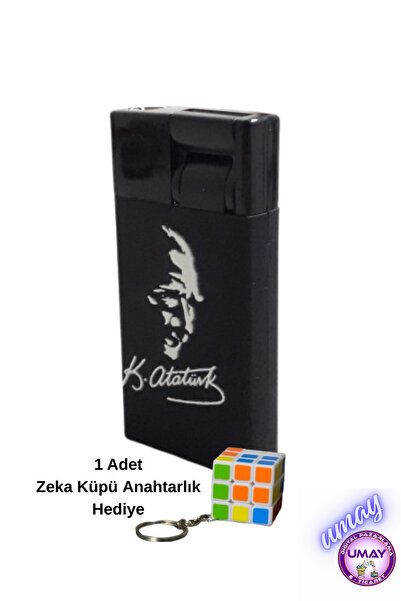 Hunter Atatürk Temalı Üstten Çekmeli İnce Şık Manyetolu Pürmüz / Rüzgâr Gazlı...