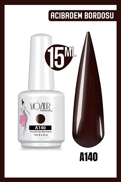 MOZIUR Kalıcı Oje Uv Led A140 Kahve Serisi 15ml