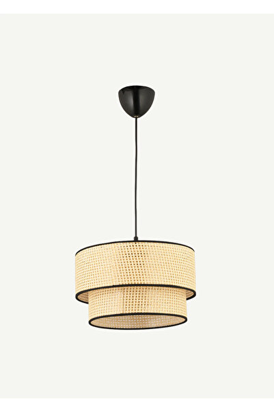 Bella Maison Opus 2 Katlı Sarkıt Avize Rattan Naturel (30x70 cm)