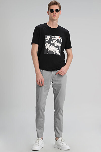 Lufian Marp Spor 5 Cep Erkek Pantolon Slim Fit Gri