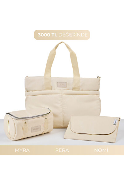 Lucina مجموعة العناية بالطفل من بيرا: حقيبة العناية الحرارية، منظم الأم ميرا ...