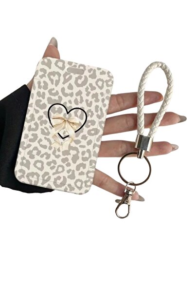 TATA CRAFT Kimlik Kart Tutucu Anahtarlık Sert Pvc Şeffaf Pencereli Kart Korum...