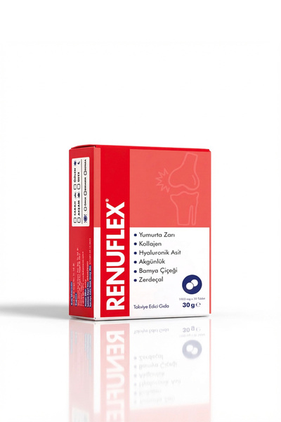 Renuflex Yumurta Zarı, Kollajen ve Hyaluronik Asit İçeren Takviye Edici Gıda ...