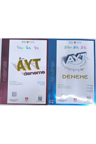 Üç Dört Beş Yayıncılık Üçdörtbeş 2024 Ayt Matematik + Fen Bilimleri Sayısal D...