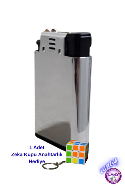 Hunter Metalik Çift Taraflı Gazlı Çakmak |Pürmüz+Normal Alev | Yeniden Doldur...