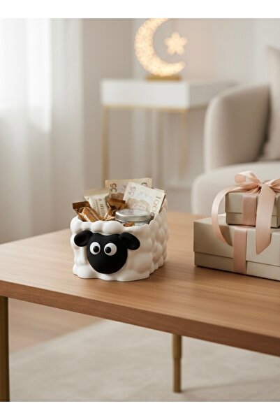 3D Brothers سلة زينة على شكل خروف العيد - للمناسبات والضيافة والديكور (13×20×...