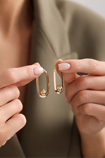 Sembol Gold Collection 14 Ayar Altın Halka Küpe İtaly