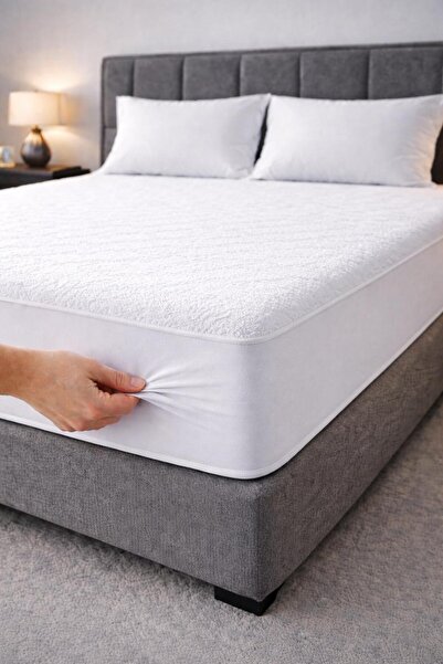 Generic Brand 100% Cotton Waterproof Mattress Protector Single/Double/King Size Protective Sheet Mattress Cover