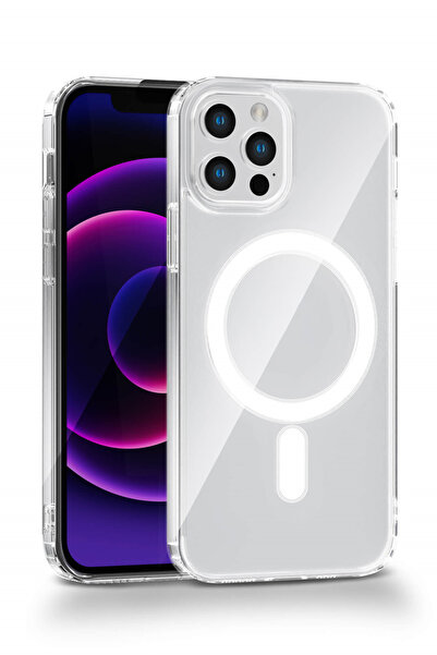 Vissona iPhone 12 Pro Max Uyumlu Kamera Korumalı Magsafe Wireless Şarj Özelli...