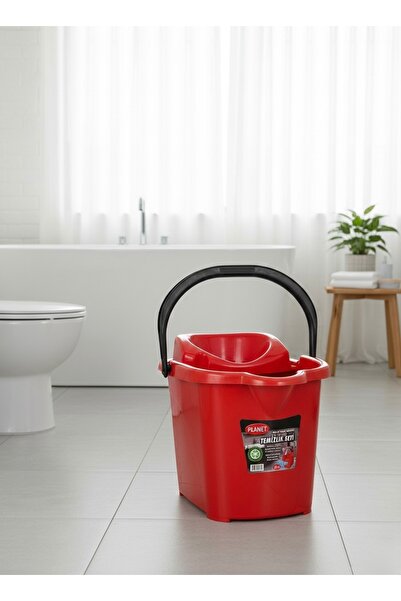 Genel Markalar Planet 15 Litre Tekerlekli Temizlik Kovası - Özel Sıkma Aparat...