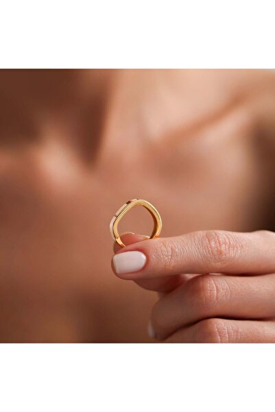 Sembol Gold Ajda Yüzük 14 Ayar Zik ZaK