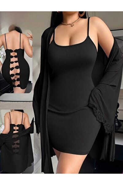 Generic لانجري نسائي مع روب - تصميم أنيق وجذاب