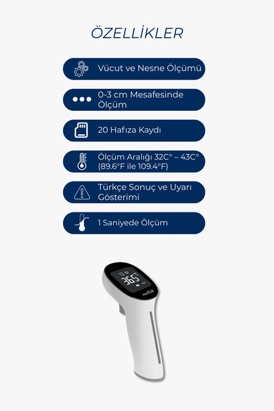 Direct NEXUS Temassız Infrared Alın Termometresi (Uzaktan Ölçüm)