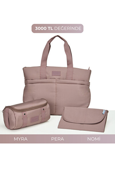 Lucina مجموعة العناية بالطفل: حقيبة العناية الحرارية، وتنظيم الأم، ووسادة حفا...