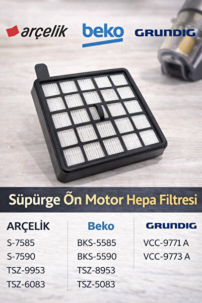 Arçelik Imperium S 7585 - Filtru Hepa original pentru motorul din față