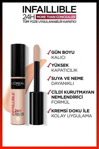 L'Oreal Paris L'Oréal Paris Infaillible 24H Tüm Yüze Uygulanabilir Kapatıcı - 326 Vanilla