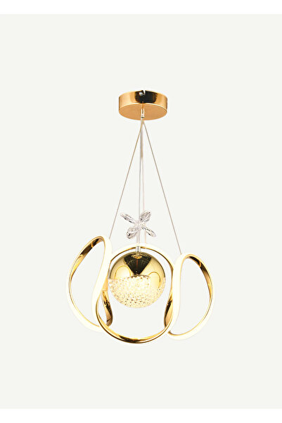 Bella Maison Bianca Led Sarkıt Avize Gold (28x70 cm)