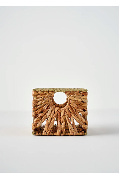 Bella Maison سلة روزا من الخوص الطبيعي (23x23x18 سم)