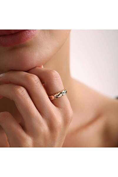 Sembol Gold Burma Yüzük 14 Ayar