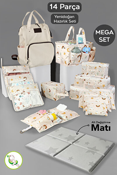 Meleni Baby 14'lü Yenidoğan Hastane Doğum Organizer Seti-Bebek organizer , An...