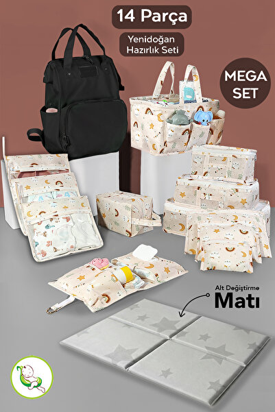Meleni Baby 14'lü Yenidoğan Hastane Doğum Organizer Seti- Bebek organizer , A...