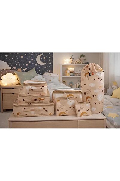 MorBebe Οργανωτής βαλίτσας 6 τεμαχίων, οργανωτής πολλαπλών χρήσεων και καλάθι...