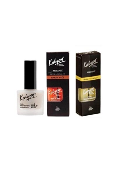 Kalyon Tırnak +Tırnak Bakım Yağı+Tırnak Eti Temizleyici 3'lü Set