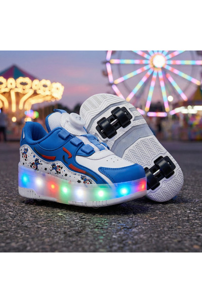 ROCKY PATENLİ IŞIKLI SPOR AYAKKABISI & TEKERLEKLİ SNEAKERS