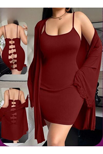 Generic لانجري نسائي مع روب - تصميم أنيق وجذاب