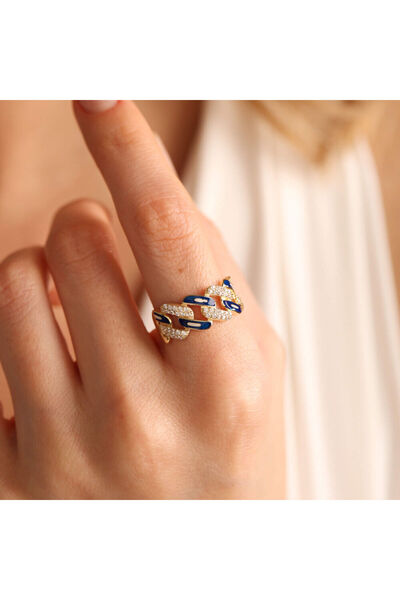 Sembol Gold Mineli Gurmet Altın Yüzük