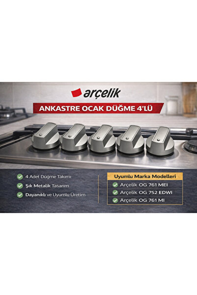 Arçelik Beko Orijinal O/6761/MEI , O/6752/EDWI , O/6761/MI , Ankastre Ocak Dü...