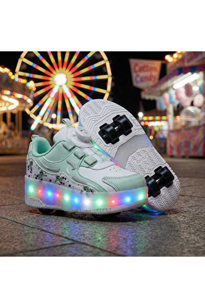 ROCKY PATENLİ IŞIKLI SPOR AYAKKABISI & TEKERLEKLİ SNEAKERS