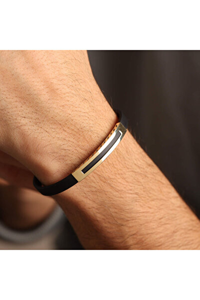 Sembol Gold 14 Ayar Altın Erkek Bileklik Social