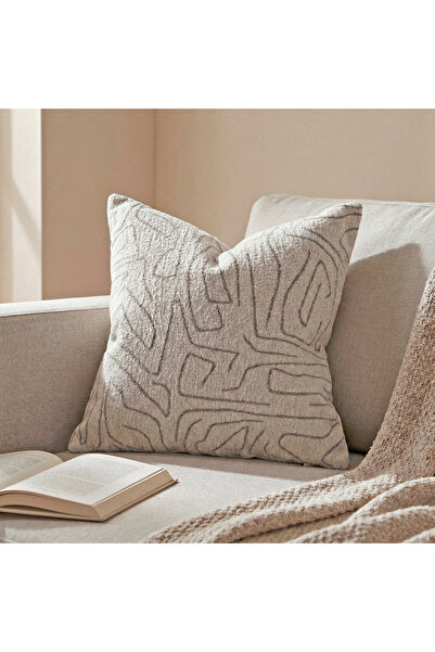 Penelope غطاء وسادة إيليرا 45×45 سم لون رمادي فاتح