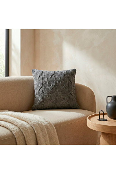 Penelope غطاء وسادة تريكو مدخن 45x45 سم - سلسلة كابيلا