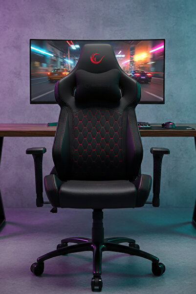 Rampage COMFORT Premium Üst Seviye Terletmez Deri Kumaş Gaming Oyuncu Koltuğu