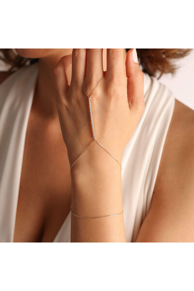 Sembol Gold Altın Şahmeran Bileklik 14 Ayar Suyolu Tasarım