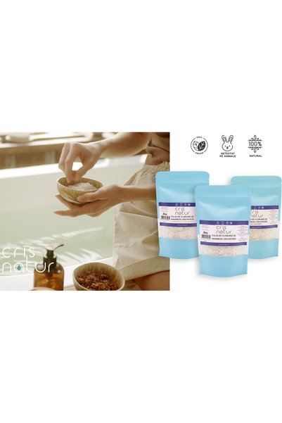 Cris Natur Fulgi de baie cu magneziu Zechstein cu lavandă 800g, Relaxare și Recuperare
