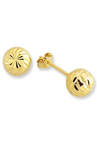 Sembol Gold Altın Çocuk Küpesi Top Model