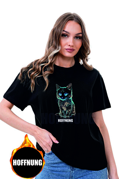 HOFFNUNG Μπλουζάκι UNISEX κοντομάνικο με στρογγυλή λαιμόκοψη, με στάμπα χρωμα...