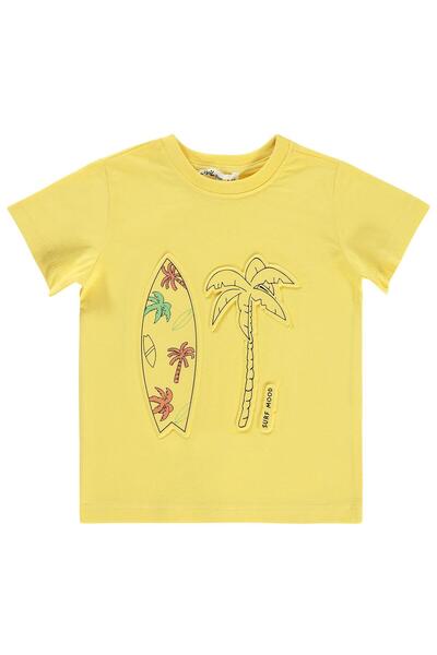 Civil Boys Tricou băiat 2-5 ani galben