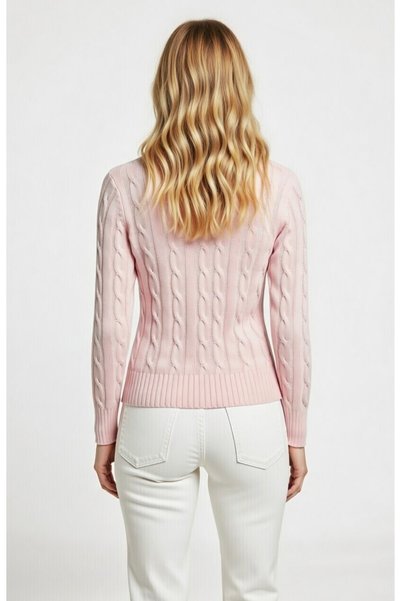 youknitwear you Riviera 100% Cotton Polo Neck Women's Sweater