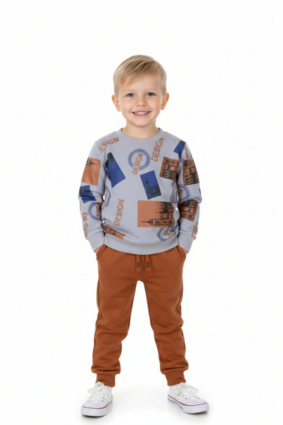 Z B Bebe Design Themed Boy's Bottom and Top Set (3-6 Years)