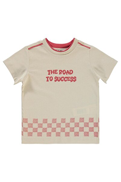 Civil Boys Αγορικό T-Shirt 2-5 Years Light Claret Red