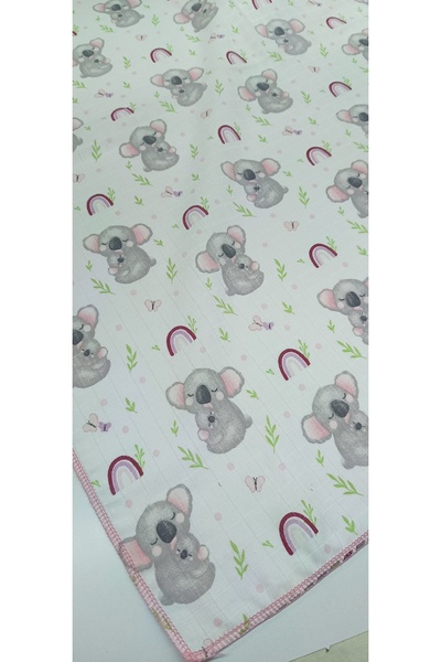 minnakya بطانية أطفال حديثي الولادة من الموسلين متعددة الأغراض مقاس 80*90، قم...