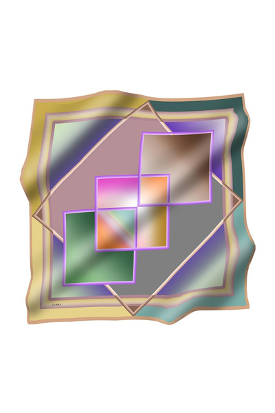 Zühre Поліестер Твіл Vorj V6 Шарф 0020